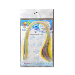 Фото - Папір для квіллінгу Б пастель  7/15/ 5мм (7кольорів,15смуг)420мм 80г/м2 /371/ 31115