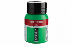 Фарба акрилова AMSTERDAM, (618) Перм. зелений світлий, 500 мл, Royal Talens