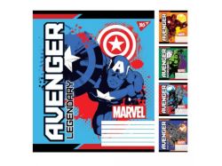 Фото - А5/12 кос. без д/л YES Avengers. Legends, зошит учнів. 57935