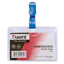 Фото - Бейдж з кліпом горизонтальний, прозорий 4502 (уп.12/60) 29929 Фото - Бейдж з кліпом горизонтальний, прозорий 4502 (уп.12/60) 29929