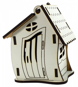 Фото - МДФ Будиночок № 12 скринька товст.крива 6*7*10см М-2085 49854 Фото - МДФ Будиночок № 12 скринька товст.крива 6*7*10см М-2085 49854