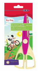 Фото - Ножницы детские 'зіг-заг' 165мм, розовый (уп.12/ящ.144) 9228