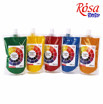 Фарба гуашева, 200мл, Білила титанові, ROSA Studio