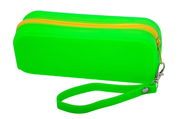 Фото - Пенал силіконовий МОНОХРОМ, 18х7х5 см, салатовий 52677 Фото - Пенал силіконовий МОНОХРОМ, 18х7х5 см, салатовий 52677