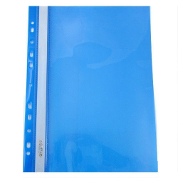 Фото - Швидкозшивач 4 OFFICE с перф синий A4 4-240 (уп.10) 20684