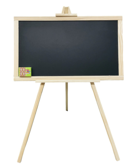 Фото - Тринога дитяча з планшетом 40*70см Двостор. під крейду та маркер,висота110см 32740 Фото - Тринога дитяча з планшетом 40*70см Двостор. під крейду та маркер,висота110см 32740