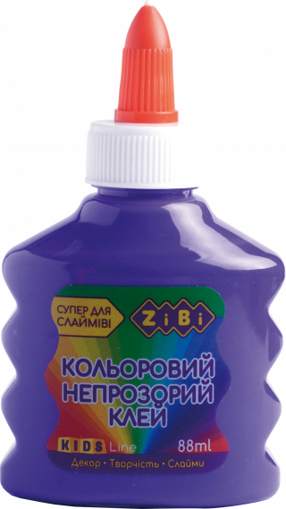 Фото - Клей фіолетовий непрозорий на PVA-основі, 88 мл 50702