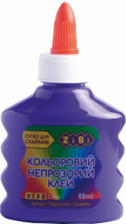 Фото - Клей фіолетовий непрозорий на PVA-основі, 88 мл 50702