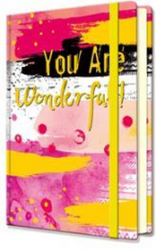 Фото - Блокнот на гумці 175x127mm, 78 л, 70г,чист.лист, тв.обкл.You are wonderful 43002