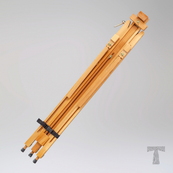 Фото - Мольберт-тринога (2 полотна) TART ТМ-2Л, вис1850,МАКС вис. роб.1100 мм,Габ. скл890х130х100м.Вага 2кг 56168