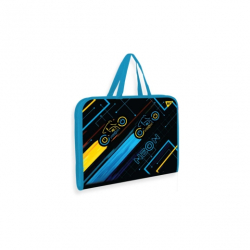 Папка-портфель YES FC на блискавці з тканинними ручками  Ultrex