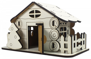 Фото - МДФ Будиночок № 15 з відкр. двер. 15*8*9см М-2088 49857 Фото - МДФ Будиночок № 15 з відкр. двер. 15*8*9см М-2088 49857