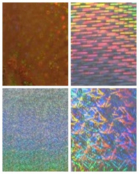 Фото - Пакет паперовий 14,6х11,4х6,4 см диз НFP014-R НFP031-R HFP063-R1 HFP309-037 голограмма 59493