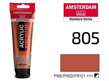 Фото - Фарба акрилова AMSTERDAM, (805) Мідний, 20 мл, Royal Talens 50844