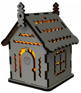 Фото - Эл.Будинок № 4/1 МДФ біл,світло 3х кольор,Швидк,сенс.вмик. Е-004 49861 Фото - Эл.Будинок № 4/1 МДФ біл,світло 3х кольор,Швидк,сенс.вмик. Е-004 49861