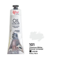 Фото - Фарба олійна Studio,100мл, Білила титановіі,ROSA 62795