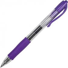Фото - Ручка гелева автомат Pilot BL-G2-5 0,7 фіолетова, розмір пишущ.вузла 0,7 мм 62699 Фото - Ручка гелева автомат Pilot BL-G2-5 0,7 фіолетова, розмір пишущ.вузла 0,7 мм 62699