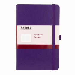 Фото - Книга записна Partner, 125*195, 96арк, кліт, фіолетова 46049 Фото - Книга записна Partner, 125*195, 96арк, кліт, фіолетова 46049