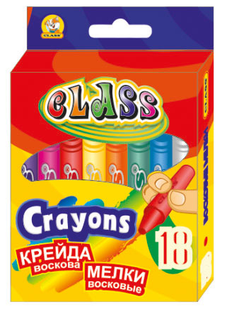 Фото - Крейда воскова, 18 кол, 8*90мм, 7604, CLASS (уп.12) 40666 Фото - Крейда воскова, 18 кол, 8*90мм, 7604, CLASS (уп.12) 40666