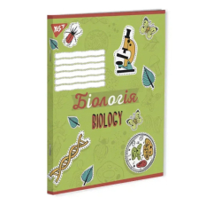 Зошит для записів А5/48 кл. YES БІОЛОГІЯ (PHOTOSHOW), уп.5шт,ящ. 200шт
