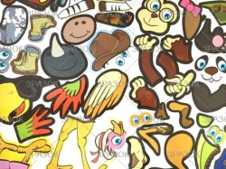 Фото - Книжка Весела аплікація з наліпок, МІКС.4 53916 Фото - Книжка Весела аплікація з наліпок, МІКС.4 53916