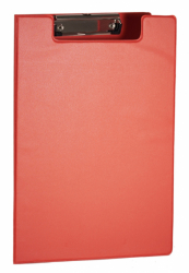 Фото - Папка-планшет з кліпом, А4, PVC, черв., 4-258, 4Office 32963
