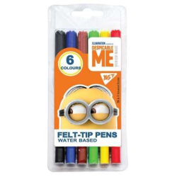 Фломастери YES 6 кол. &quot;Minions&quot;