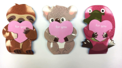 Фото - Блокнот дитячий 78x116mm, 60g, 40 л, Звірята 3 + серце з липким шаром 20л./24/ 56636 Фото - Блокнот дитячий 78x116mm, 60g, 40 л, Звірята 3 + серце з липким шаром 20л./24/ 56636