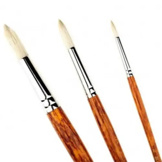 Фото - Пензель Щетина кругла, Grace 2023R, № 5, д.р. KOLOS/ArtMaster (6/12) 31531 Фото - Пензель Щетина кругла, Grace 2023R, № 5, д.р. KOLOS/ArtMaster (6/12) 31531