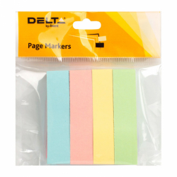 Закладка паперова паст. 4х12х51мм,400 шт, прям.