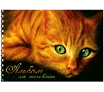 Фото - Альбом для рис. 50 л. обл. цвет, мел. цел. карт., УФ лак, оф.(финский) 160 г/м2, пруж,глит (уп.9) 270