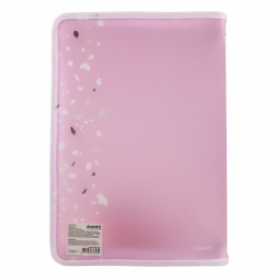 Папка об&#039;ємна на блискавці, А4+, Shine, рожева