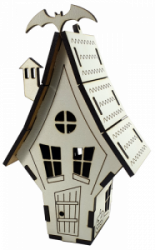 МДФ Будиночок № 17 вузьк.з кажан. 13*9*5см М-2090