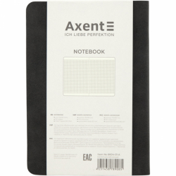 Фото - Книга записна Nuba Soft, 115*160, 96 арк., кл., чорна 49788 Фото - Книга записна Nuba Soft, 115*160, 96 арк., кл., чорна 49788