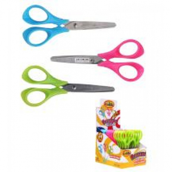 Фото - Ножиці дитячі, 12,6см з лінійкою 5 см, ERGO, 4286, CLASS (уп.24) 40661 Фото - Ножиці дитячі, 12,6см з лінійкою 5 см, ERGO, 4286, CLASS (уп.24) 40661