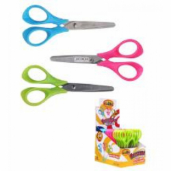 Фото - Ножиці дитячі, 12,6см з лінійкою 5 см, ERGO, 4286, CLASS (уп.24) 40661