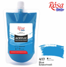 Фото - Фарба акрилова,200 мл, Блакитна, ROSA Studio 54791
