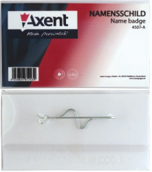 Бейдж на заколці 4х7см, 4507