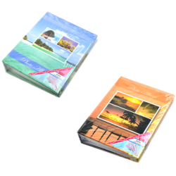 Фотоальбом 23 * 17,5 см 200 фото 10 * 15см &quot;пейзажі&quot; написи рос кишені