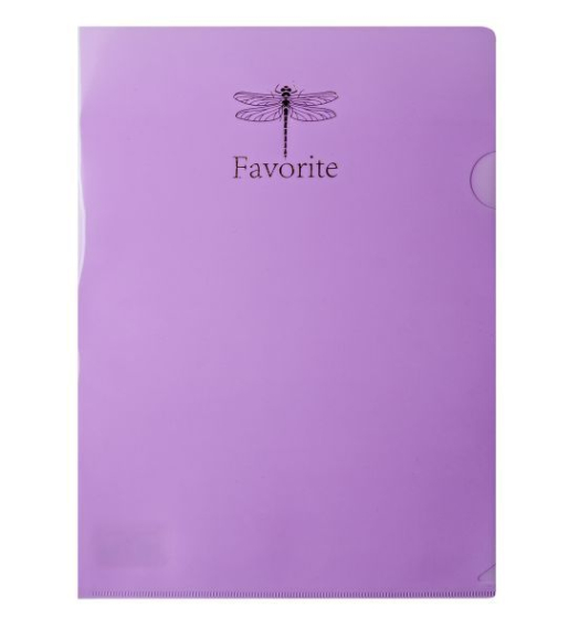 Фото - Папка-кутик FAVOURITE, PASTEL, А4, бузкова 63800