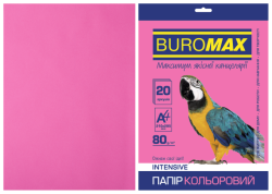 Фото - Папір кольоровий А4, 80г/м2, INTENSIV, малиновий, 20л. 52740 Фото - Папір кольоровий А4, 80г/м2, INTENSIV, малиновий, 20л. 52740