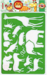 Фото - Трафарет пластиковий, 31х20, 'Сафарі' 32887