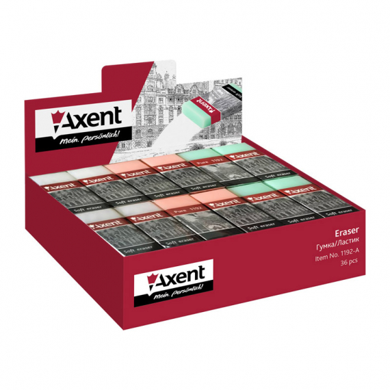 Фото - Гумка м'яка Pure (уп.36) 41394 Фото - Гумка м'яка Pure (уп.36) 41394