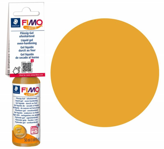 Фото - Рідка пластика - гель, Золото, 50 мл, Fimo 47268 Фото - Рідка пластика - гель, Золото, 50 мл, Fimo 47268