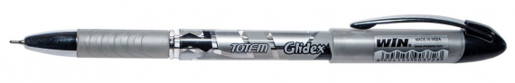Фото - Ручка масляна WIN 0,7мм GLIDEX чорна (уп.12) 24709 Фото - Ручка масляна WIN 0,7мм GLIDEX чорна (уп.12) 24709