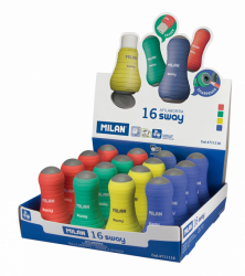 Фото - Гумка + чинка SWAY, дисплей	(уп.16) 33344