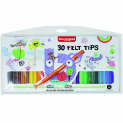 Фото - Набір дитячих фломастерів, 30кол., Bruynzeel 51669