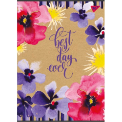 Фото - Зошит для записів А5/96 кл. од. спіраль, Белила+фольга зол. YES 'COLLIER CAMPBELL' крафт 61713