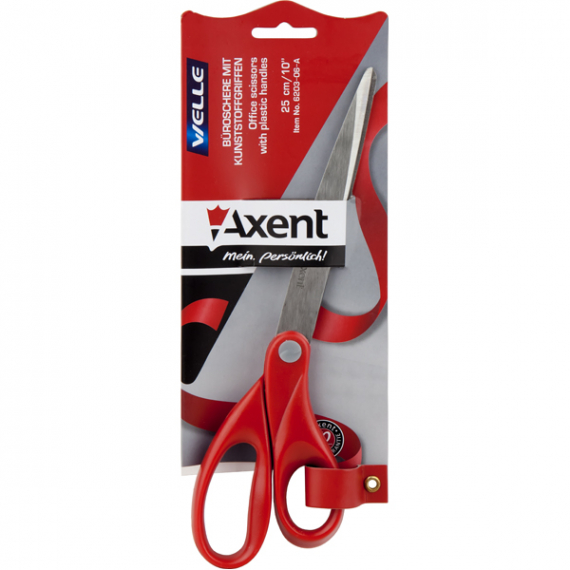 Фото - Ножиці Welle, 25 см, червоні 34824 Фото - Ножиці Welle, 25 см, червоні 34824