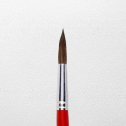 Пензель для акварелі Talens, поні/коза, кругла, Серія 150, №10, коротка ручка